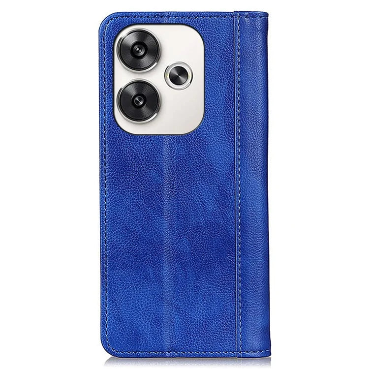 For Xiaomi Poco F6 5G / Redmi Turbo 3 5G Split Leather Flip Phone Cover Wholesale Wallet Mobile Phone Cases