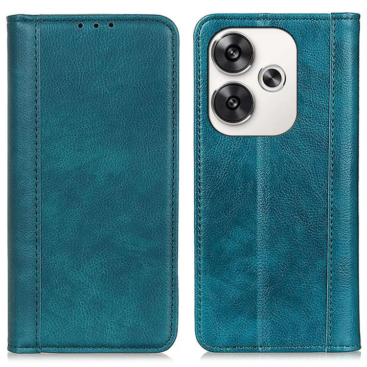 For Xiaomi Poco F6 5G / Redmi Turbo 3 5G Split Leather Flip Phone Cover Wholesale Wallet Mobile Phone Cases