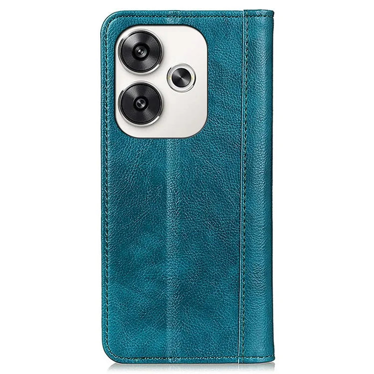 For Xiaomi Poco F6 5G / Redmi Turbo 3 5G Split Leather Flip Phone Cover Wholesale Wallet Mobile Phone Cases