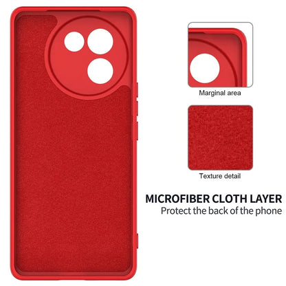 For vivo V30e 5G Case Liquid Silicone Protective Phone Cover with Strap