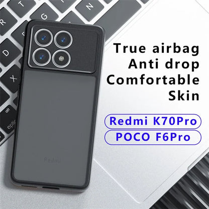 For Xiaomi Poco F6 Pro 5G / Redmi K70 5G / K70 Pro 5G Case TPU + PC Phone Cover Matte Back