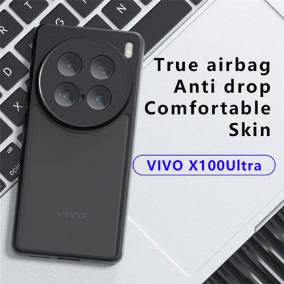 For vivo X100 Ultra 5G Case TPU Frame PC Back Matte Phone Cover