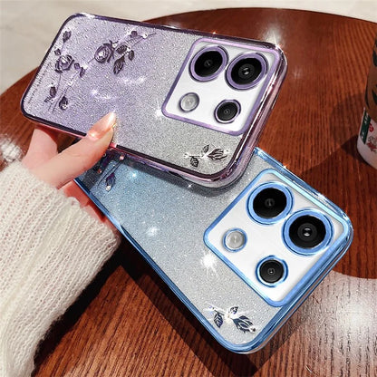 KADEM For Infinix Zero 30 5G Case Gradient Shiny Design TPU Phone Cover