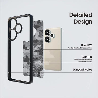 IBMRS For Xiaomi Redmi Turbo 3 5G / Poco F6 5G Case TPU+PC Hybrid Phone Cover