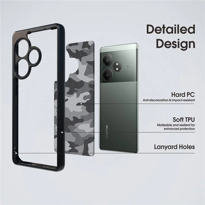 IBMRS For Realme GT Neo6 SE 5G Case TPU+PC Phone Cover Airbags Corners Shockproof