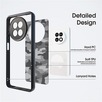 IBMRS For Realme 12 5G / 12x 5G Case Hard PC Back Flexible TPU Frame Phone Cover