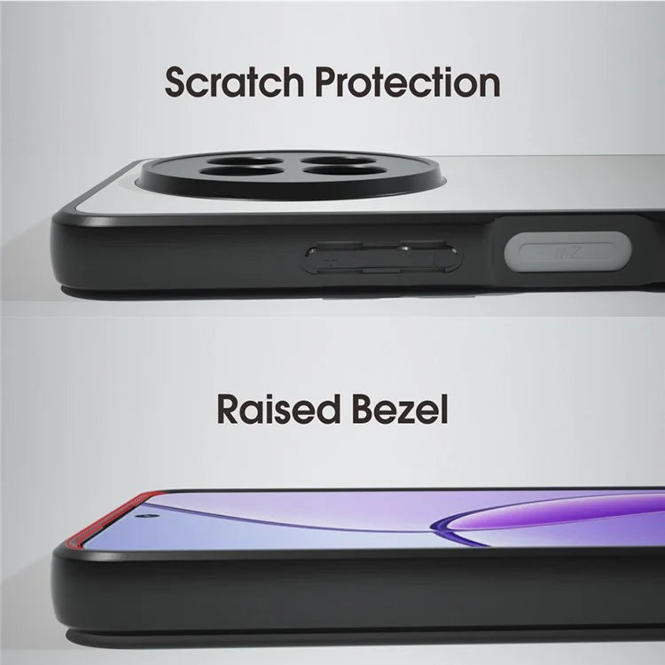 IBMRS For Realme 12 5G / 12x 5G Case Hard PC Back Flexible TPU Frame Phone Cover