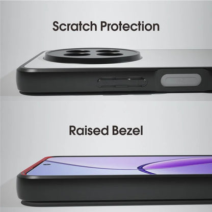 IBMRS For Realme 12 5G / 12x 5G Case Hard PC Back Flexible TPU Frame Phone Cover