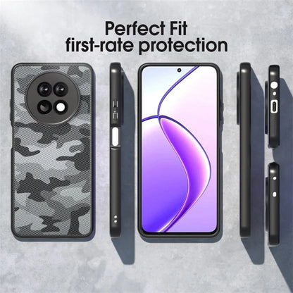 IBMRS For Realme 12 5G / 12x 5G Case Hard PC Back Flexible TPU Frame Phone Cover