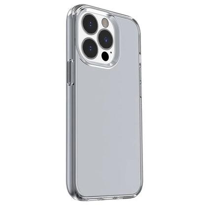 For iPhone 16 Pro Case Clear PC + TPU Shockproof Protective Phone Cover Black