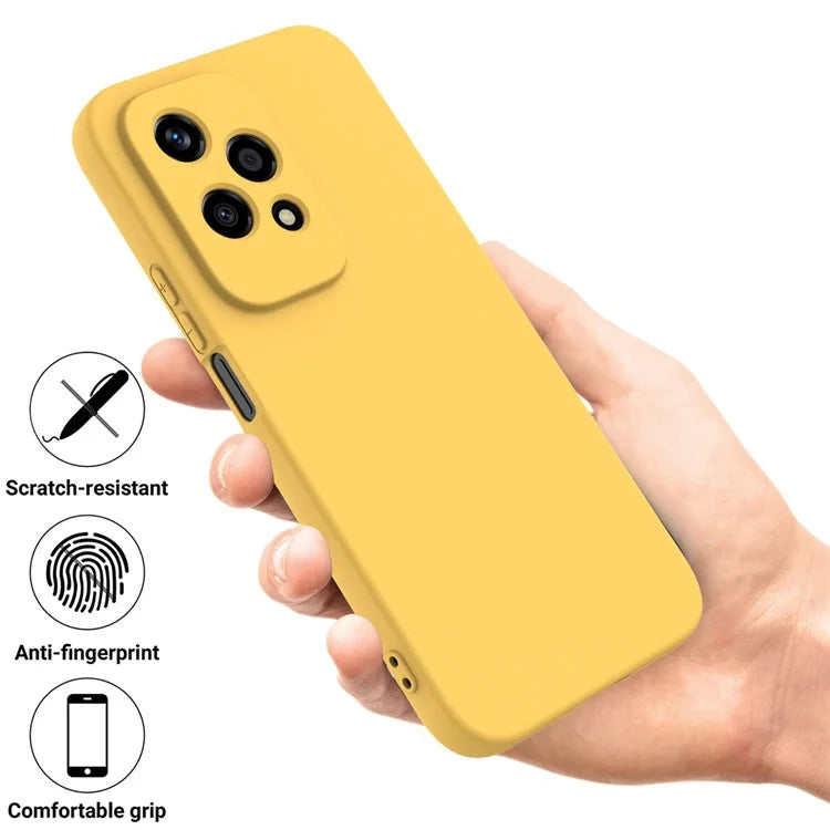 For Honor 200 Lite Case with Strap Liquid Silicone Phone Cover Camera Protection