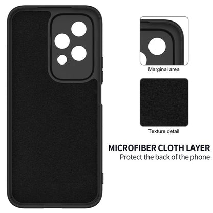 For Honor 200 Lite Case with Strap Liquid Silicone Phone Cover Camera Protection