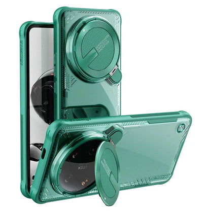 NILLKIN Iceblade Prop for Xiaomi 14 Ultra Case PC+TPU Phone Shell with Lens Cover Kickstand