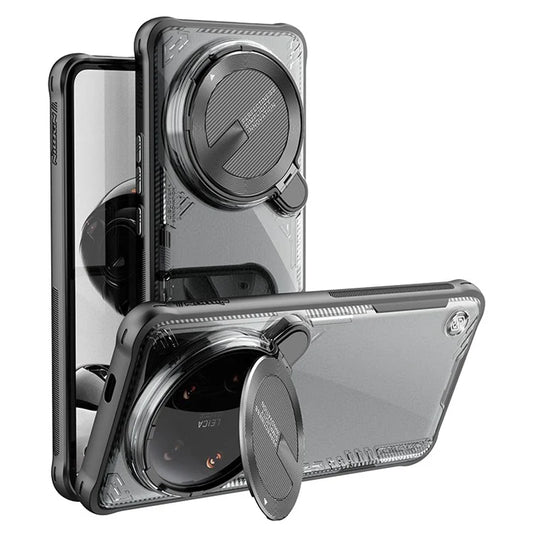 NILLKIN Lceblade Prop for Xiaomi 14 Ultra Case PC+TPU Phone Shell with Lens Cover Kickstand