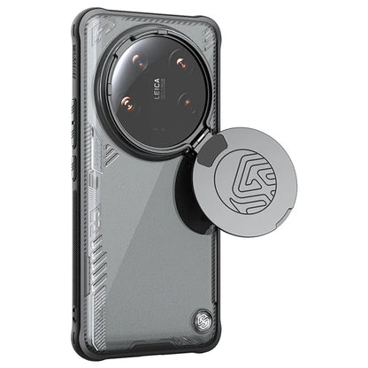 NILLKIN Lceblade Prop for Xiaomi 14 Ultra Case PC+TPU Phone Shell with Lens Cover Kickstand