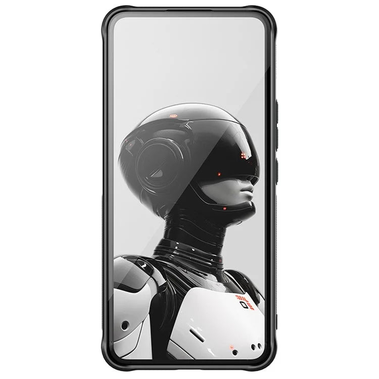 NILLKIN Lceblade Prop for Xiaomi 14 Ultra Case PC+TPU Phone Shell with Lens Cover Kickstand