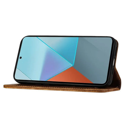 For Xiaomi Redmi Note 13 Pro 5G / Poco X6 5G Case Butterfly Cat Imprinted Leather Flip Phone Cover