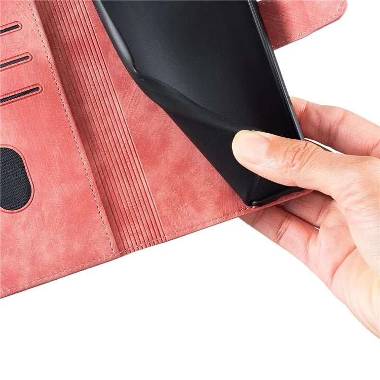 For Xiaomi Redmi Note 13 Pro 5G / Poco X6 5G Case Cat Love Heart Imprinted Flip Leather Phone Cover