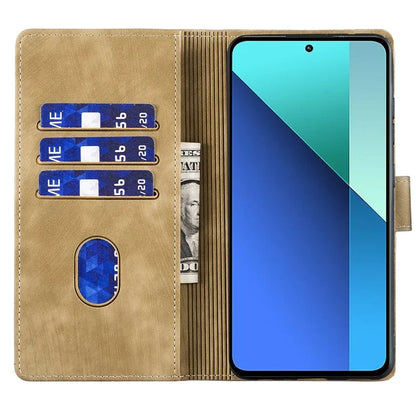 For Xiaomi Redmi Note 13 Pro 5G / Poco X6 5G Case Cat Love Heart Imprinted Flip Leather Phone Cover