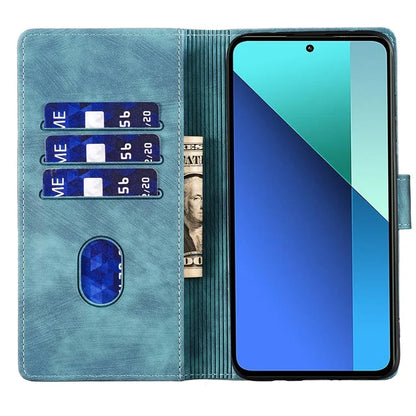 For Xiaomi Redmi Note 13 Pro 5G / Poco X6 5G Case Cat Love Heart Imprinted Flip Leather Phone Cover