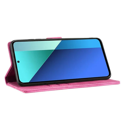 For Xiaomi Redmi Note 13 Pro 5G / Poco X6 5G Case Cat Love Heart Imprinted Flip Leather Phone Cover