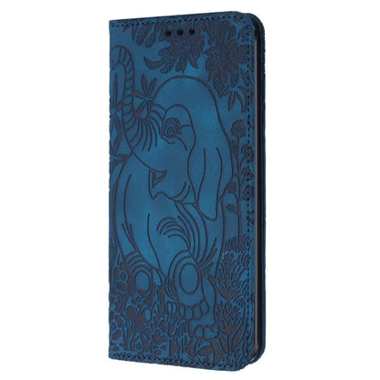 For Xiaomi Redmi Note 13 Pro 5G / Poco X6 5G Case Elephant Pattern Leather Phone Cover