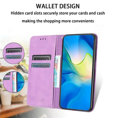 For Xiaomi Redmi Note 13 Pro 5G / Poco X6 5G Case Elephant Pattern Leather Phone Cover