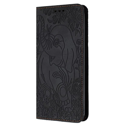 For Xiaomi Redmi Note 13 Pro 5G / Poco X6 5G Case Elephant Pattern Leather Phone Cover