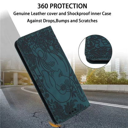 For Xiaomi Redmi Note 13 Pro 5G / Poco X6 5G Case Elephant Pattern Leather Phone Cover