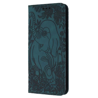For Xiaomi Redmi Note 13 Pro 5G / Poco X6 5G Case Elephant Pattern Leather Phone Cover