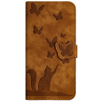 For Xiaomi Redmi Note 13 Pro 4G / Poco M6 Pro 4G Wallet Phone Case Butterfly Cat Imprint Leather Cover