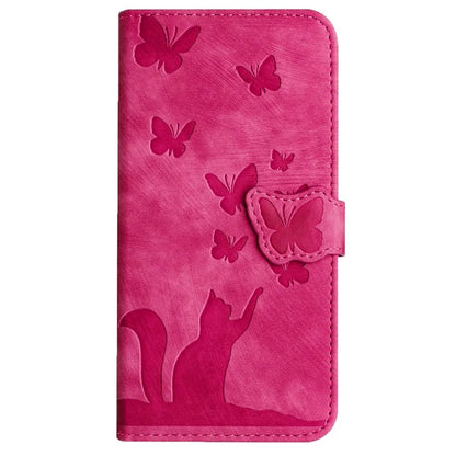 For Xiaomi Redmi Note 13 Pro 4G / Poco M6 Pro 4G Wallet Phone Case Butterfly Cat Imprint Leather Cover
