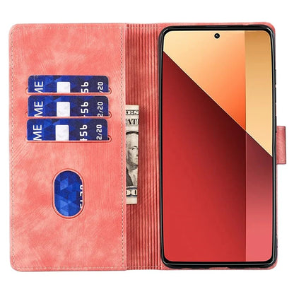 For Xiaomi Redmi Note 13 Pro 4G / Poco M6 Pro 4G Case Leather Imprinted Heart Cat Phone Cover
