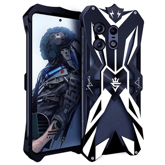 For Motorola Edge 50 Pro 5G Case Military Drop Protection Aluminum Alloy Phone Cover