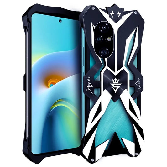 For Honor 200 Pro 5G Case Military Anti-Drop Aluminum Alloy Phone Cover