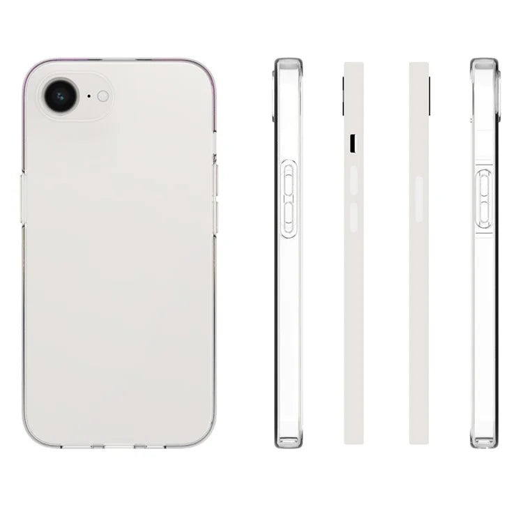 10Pcs / Pack Phone Case for iPhone SE (2024) Phone Cover TPU Shell with Inner Watermark-Free Texture