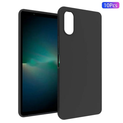 10Pcs / Pack For Sony Xperia 10 VI Case Matte TPU Shockproof Phone Back Cover