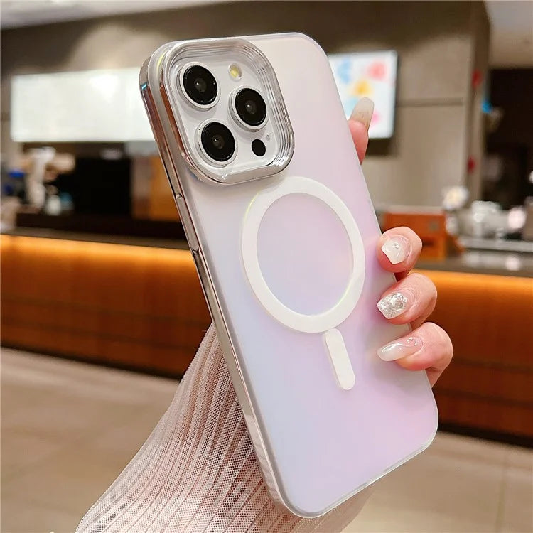 For iPhone 14 Pro Max Magnetic Case Shockproof TPU+PC Phone Cover