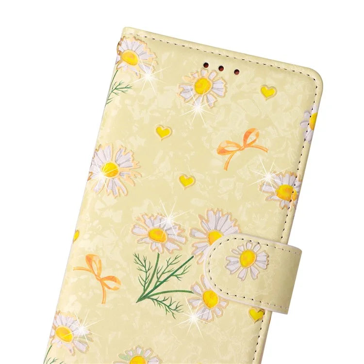 For Samsung Galaxy A52 4G / 5G / A52s 5G Case Floral PU Leather Phone Cover with RFID Blocking