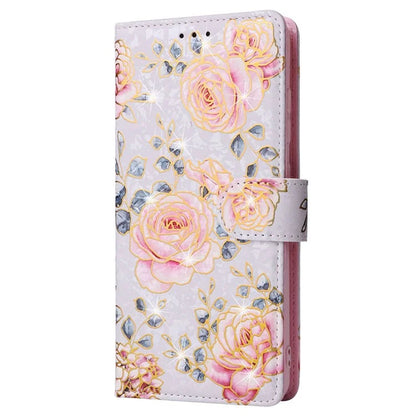 For Samsung Galaxy A52 4G / 5G / A52s 5G Case Floral PU Leather Phone Cover with RFID Blocking