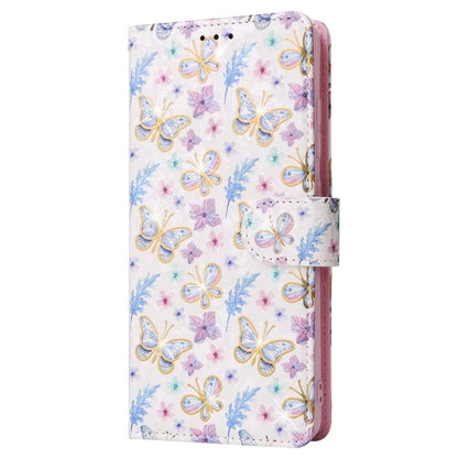 For Samsung Galaxy A52 4G / 5G / A52s 5G Case Floral PU Leather Phone Cover with RFID Blocking