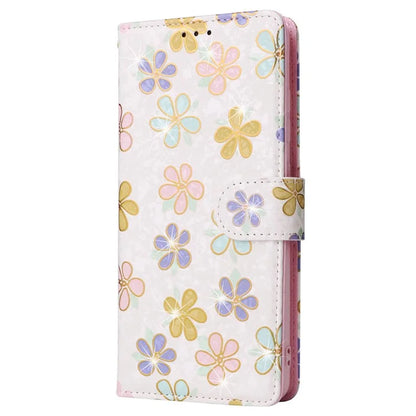 For Samsung Galaxy A52 4G / 5G / A52s 5G Case Floral PU Leather Phone Cover with RFID Blocking