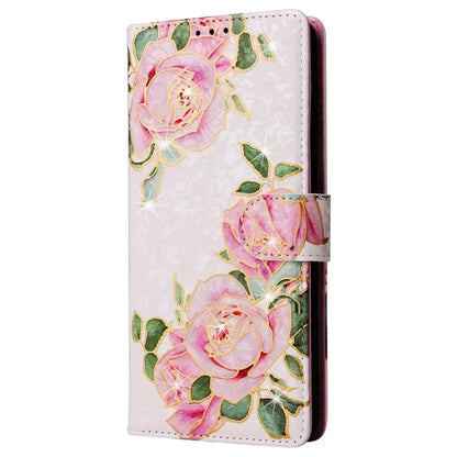 For Samsung Galaxy A32 4G (EU Version) Case Floral Design RFID Blocking Leather Phone Cover