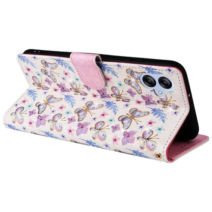 For Samsung Galaxy A04e 4G / F04 4G / M04 4G Case with Hand Strap RFID Blocking Leather Phone Cover