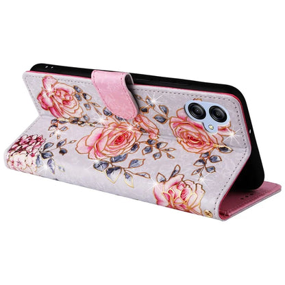 For Samsung Galaxy A04e 4G / F04 4G / M04 4G Case with Hand Strap RFID Blocking Leather Phone Cover