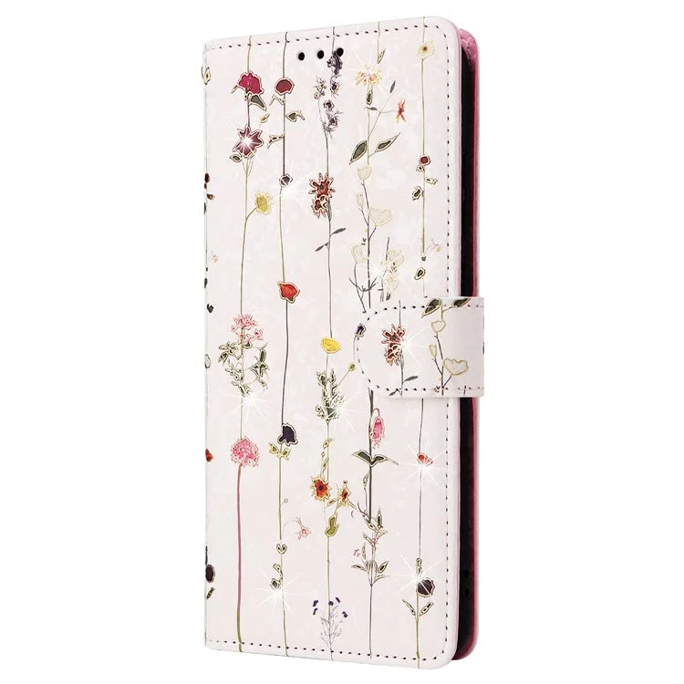 For Samsung Galaxy A04e 4G / F04 4G / M04 4G Case with Hand Strap RFID Blocking Leather Phone Cover