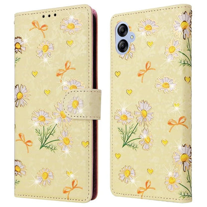 For Samsung Galaxy A04e 4G / F04 4G / M04 4G Case with Hand Strap RFID Blocking Leather Phone Cover