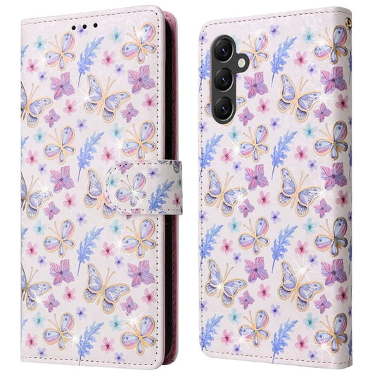 For Samsung Galaxy A14 5G Case RFID Blocking Leather Wallet Pouch Phone Cover