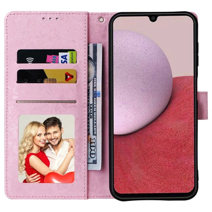 For Samsung Galaxy A14 5G Case RFID Blocking Leather Wallet Pouch Phone Cover