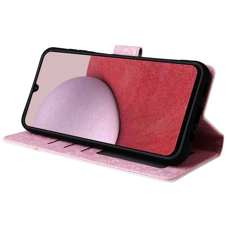 For Samsung Galaxy A14 5G Case RFID Blocking Leather Wallet Pouch Phone Cover